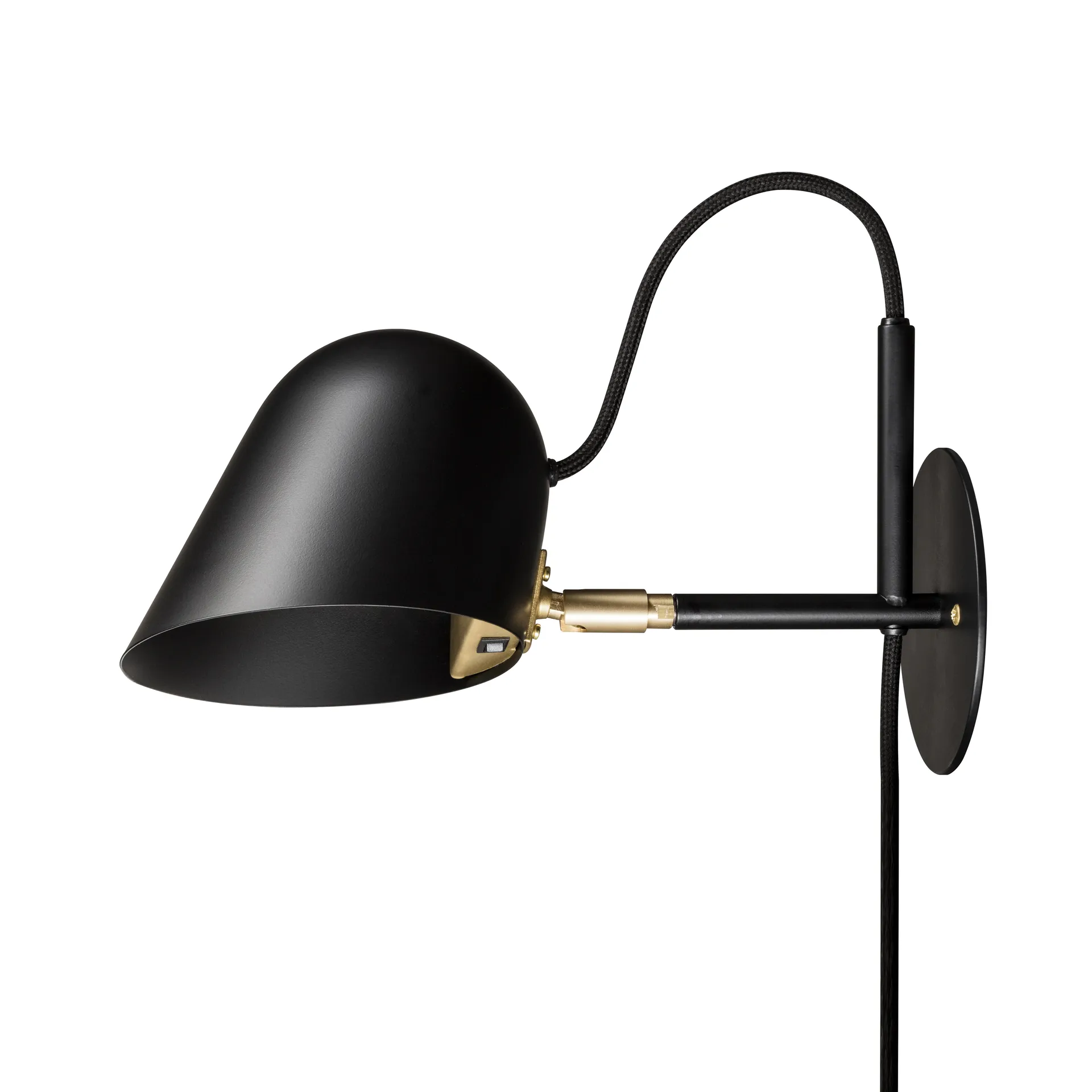 Streck wandlamp, zwart Örsjö Belysning