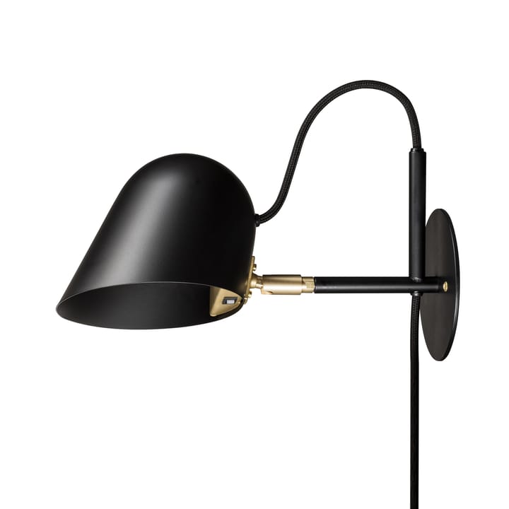 Streck wandlamp, zwart Örsjö Belysning