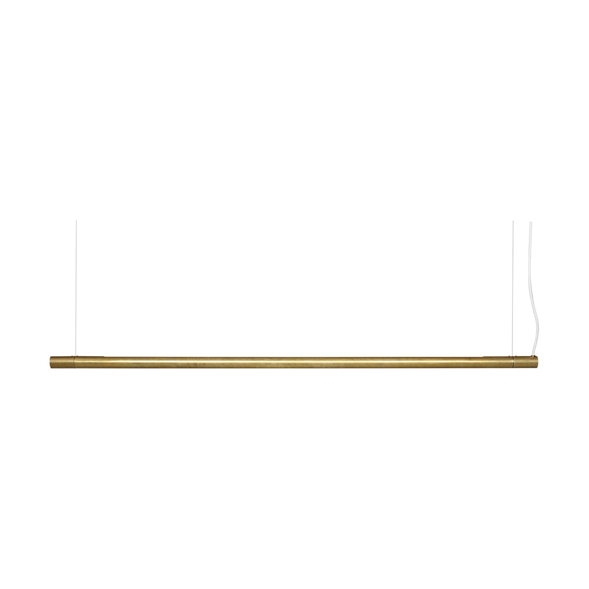 Örsjö Belysning Tell hanglamp 230 cm Ruw messing | Scandinavisch Interieur | Hanglampen | Goudkleurig