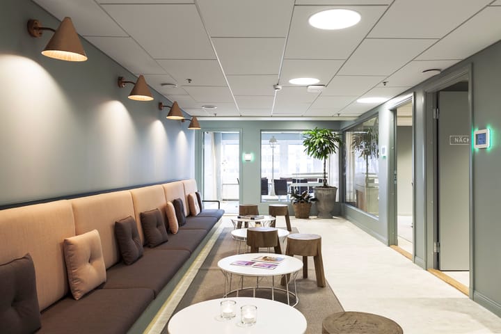Tratten Mini wandlamp, Koperen onbewerkt-vaste montage Örsjö Belysning