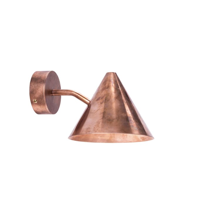 Tratten Mini wandlamp - Koperen onbewerkt-vaste montage - Örsjö Belysning