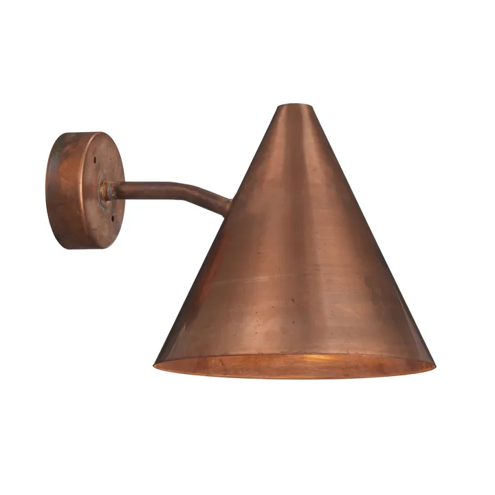 Tratten wandlamp - Ruw koper, Ø24x22,5 cm - Örsjö Belysning