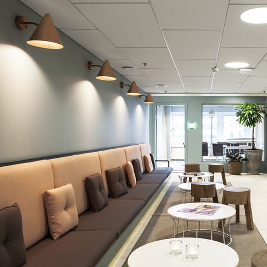 Tratten wandlamp, ruw koper Örsjö Belysning