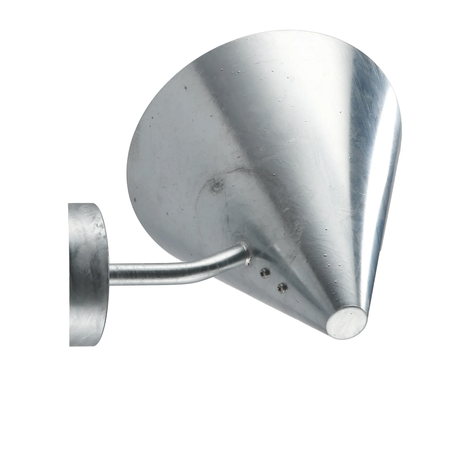 Tratten wandlamp, Thermisch verzinkt staal Örsjö Belysning