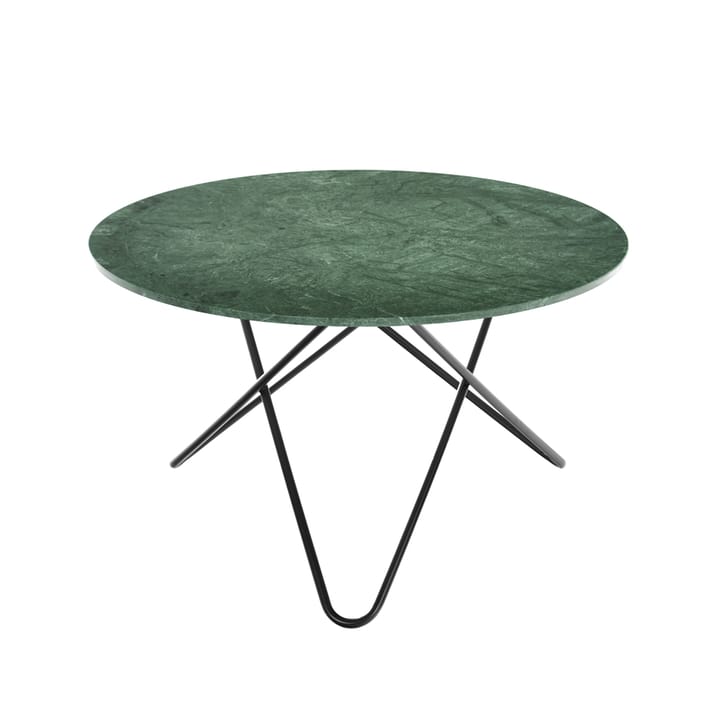 Big O Table eettafel - marmer indio, zwart onderstel - OX Denmarq