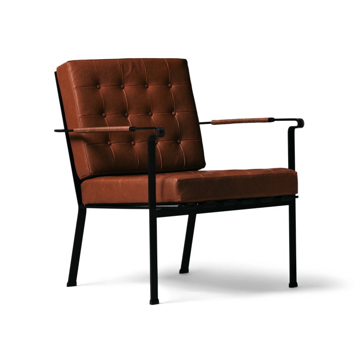 Heather Chair fauteuil zwarte frame - Cognac - OX Denmarq