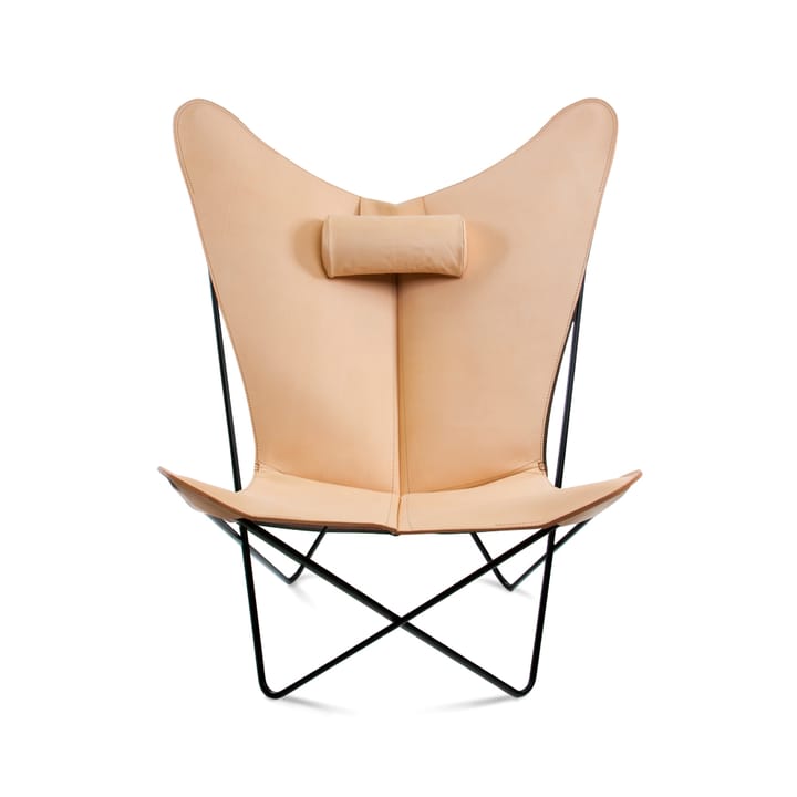 KS Chair vleermuisfauteuil - leer nature, zwart onderstel - OX Denmarq