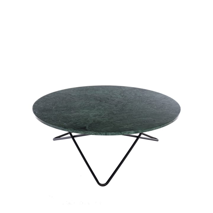Large O Table salontafel - marmer indio, zwartgelakt onderstel - OX Denmarq
