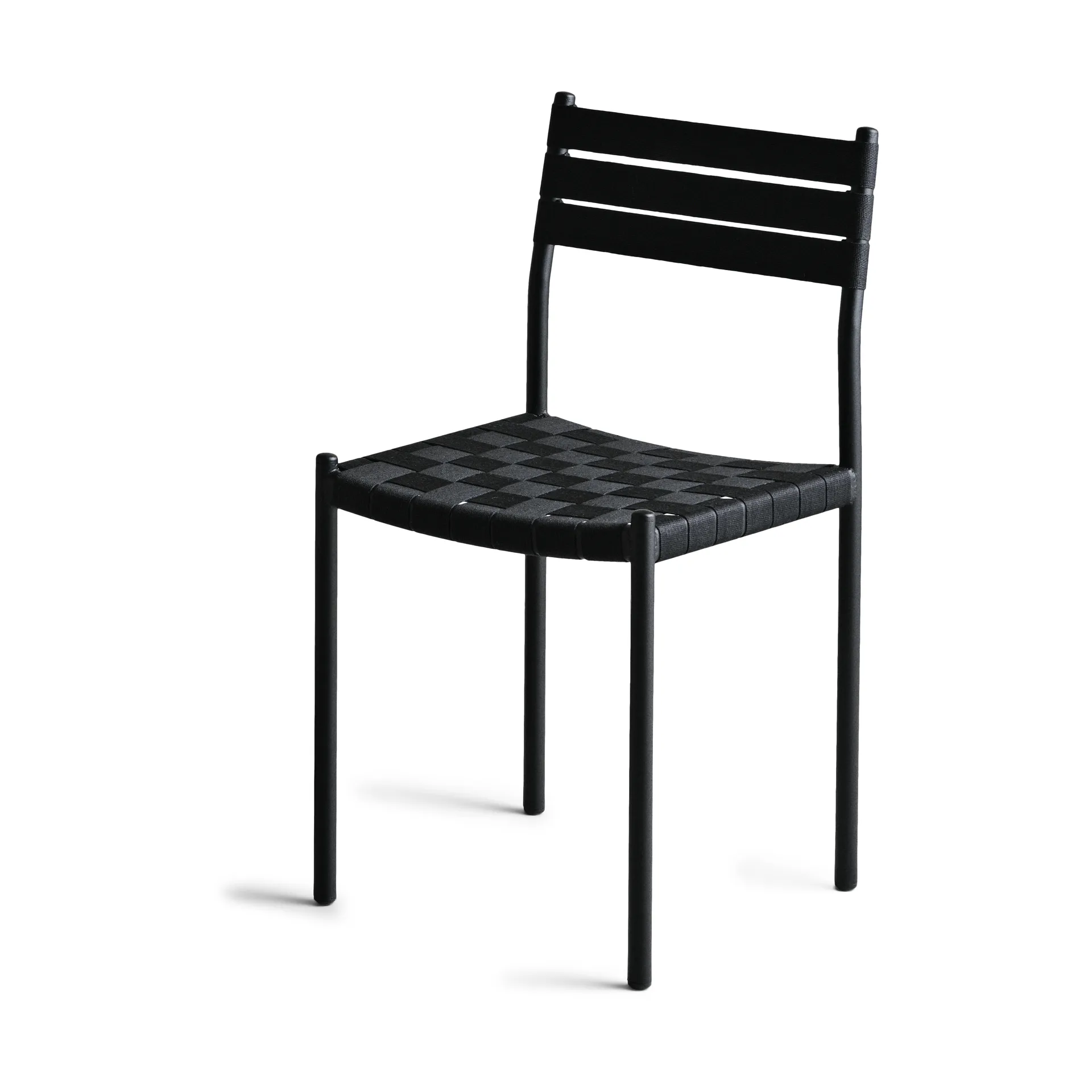 Nettan Chair black frame stoel, Zwarte weefsel OX Denmarq