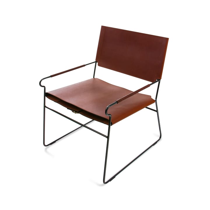 Next Rest fauteuil - leer cognac, zwart onderstel - OX Denmarq