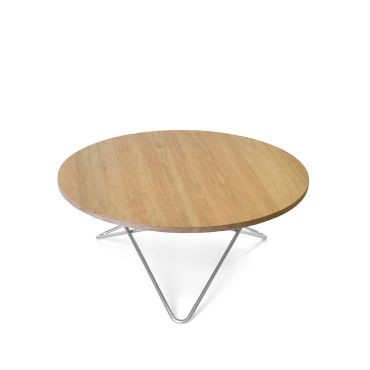 O Table salontafel - matgelakt eikenhout, roestvrij onderstel - OX Denmarq
