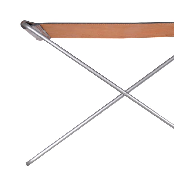 OX Stool kruk, leer cognac, roestvrij staal OX Denmarq