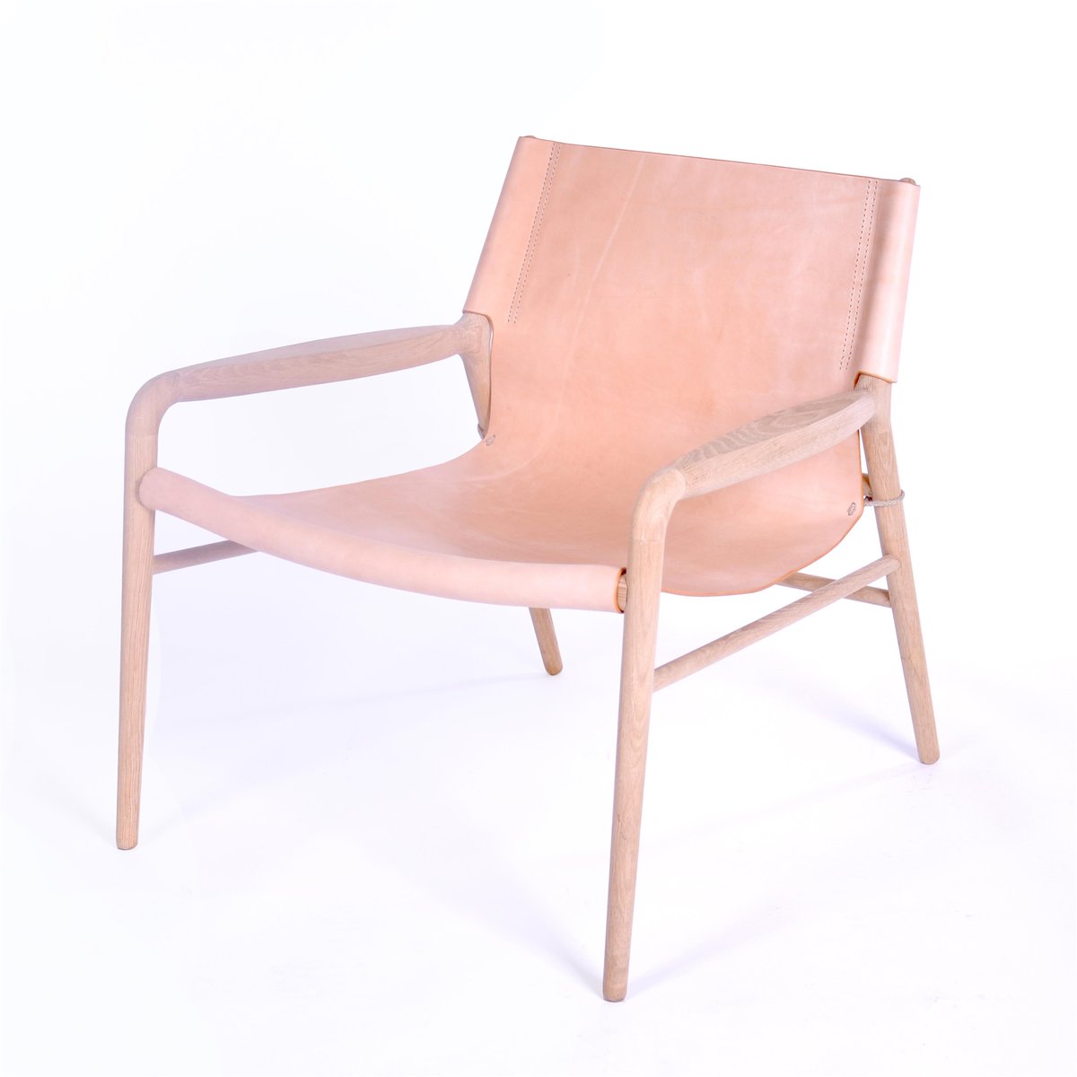 OX Denmarq Rama fauteuil nature, gezeept eikenhout