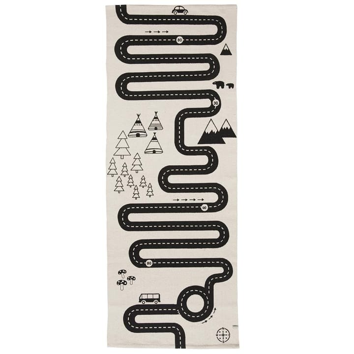 Adventure speelkleed 70 x 180 cm., beige-zwart OYOY