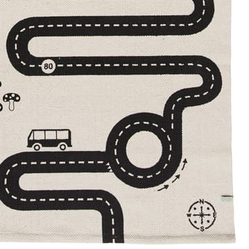 Adventure speelkleed 70 x 180 cm. - beige-zwart - OYOY