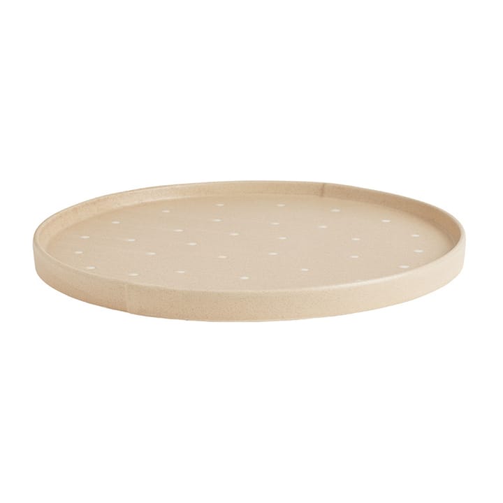 Aki dienblad Ø36,5 cm - Beige - OYOY