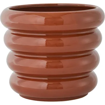 Awa bloempot groot Ø25,7 cm - Shiny Caramel - OYOY