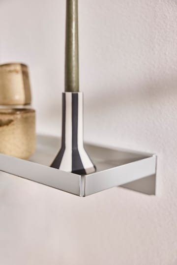Bakku wandplank large 16x80 cm - Aluminium - OYOY