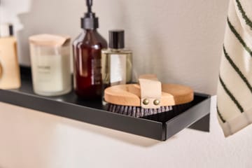 Bakku wandplank small 16x50 cm - Black - OYOY