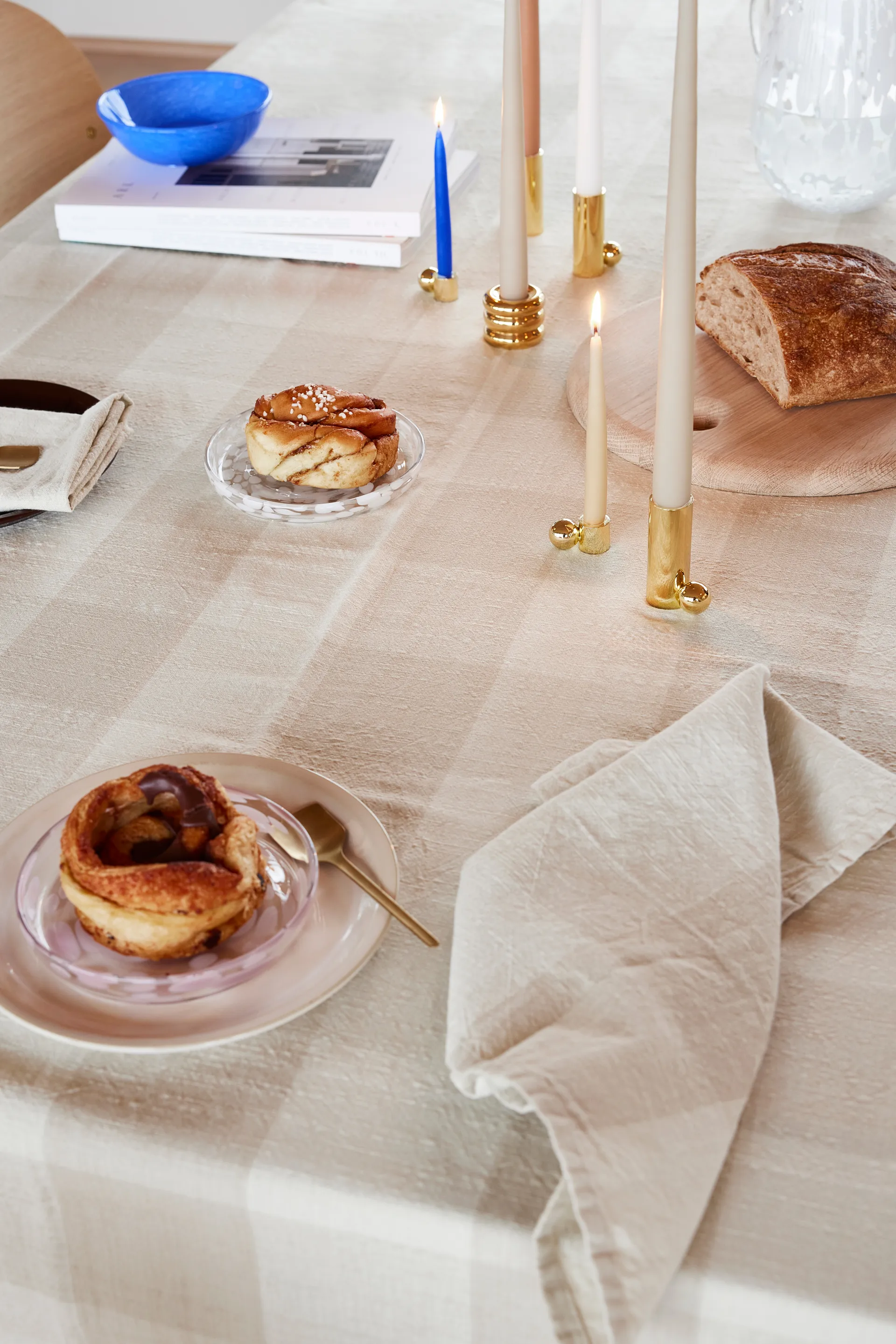 Chess  tafelkleed 260x140 cm, Clay OYOY