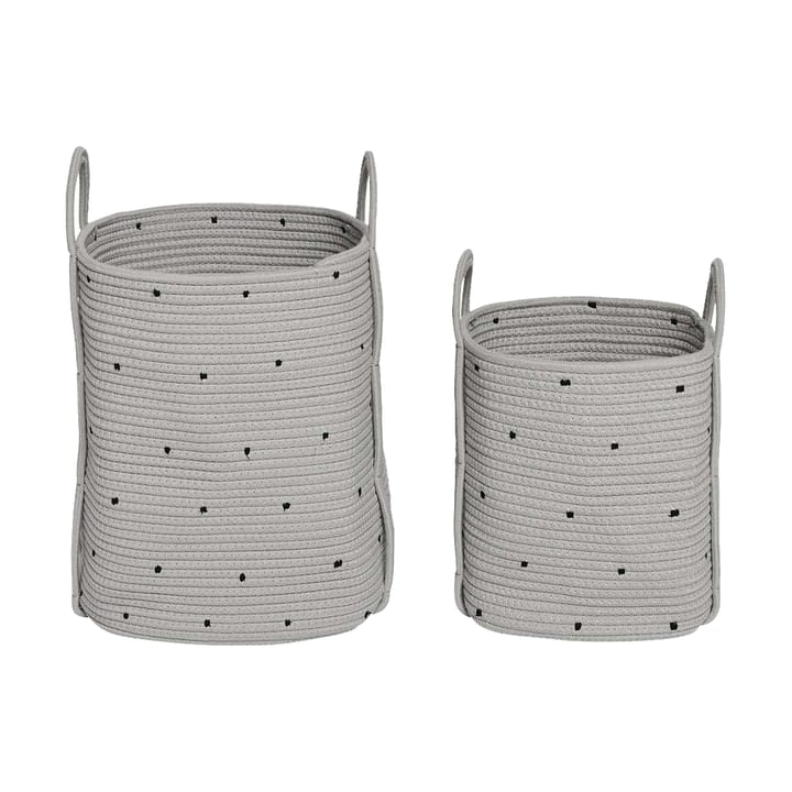 Dot opbergmand 2-pack - Clay - OYOY