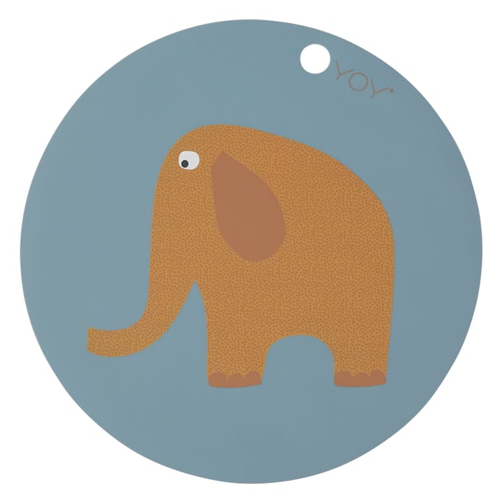 Elephant placemat - Tourmaline - OYOY