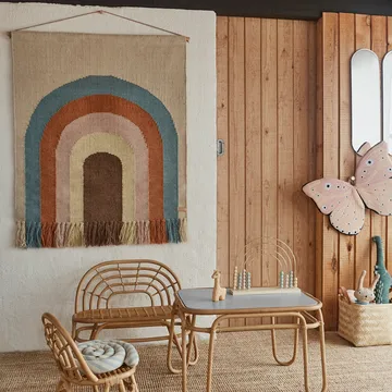 Follow the rainbow muurdecoratie 100x115 cm - Multi - OYOY