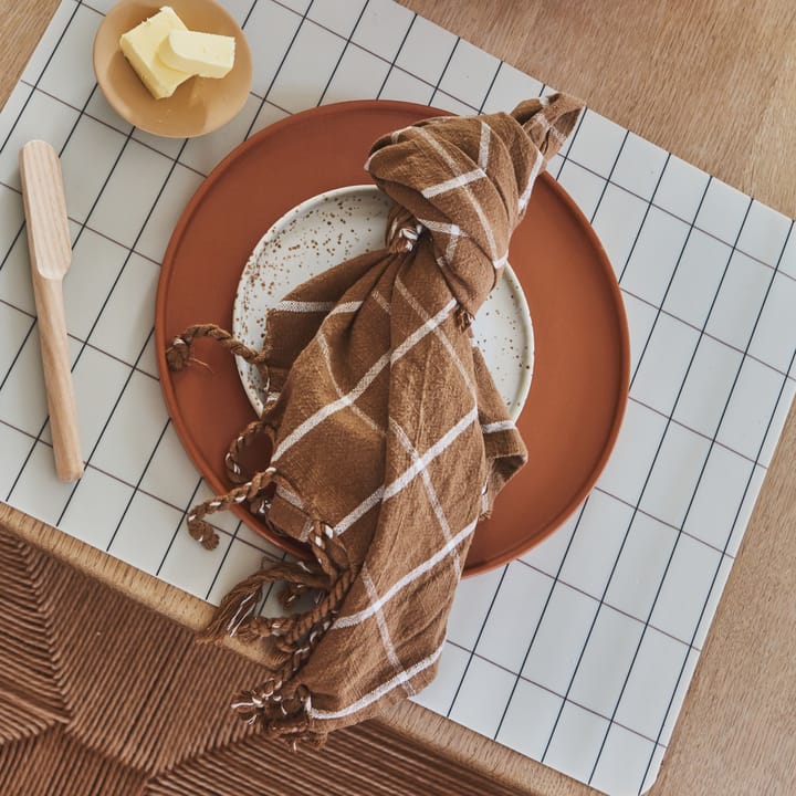 Gobi keukenhanddoek 50x70 cm 2-pack - Camel-offwhite - OYOY