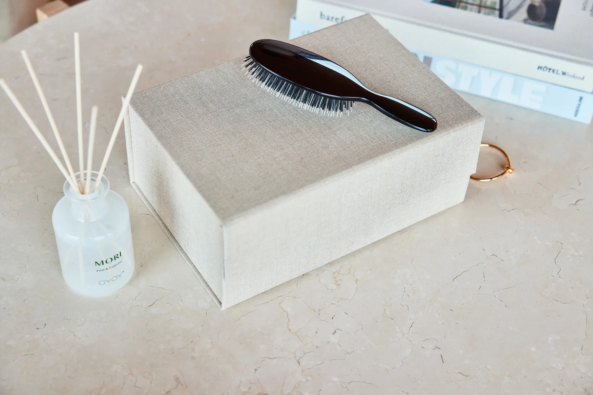 Hako opbergdoos 18x25 cm, Clay melange OYOY