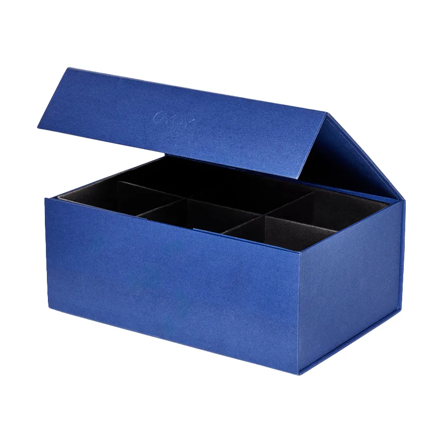 OYOY Hako opbergdoos 18x25 cm Optic blue | Scandinavisch Interieur | Dozen & boxen | Blauw