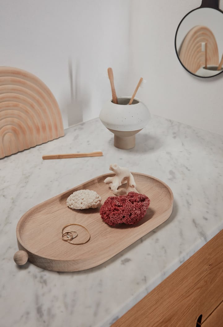 Inka houten dienblad 18x34 cm, Nature OYOY