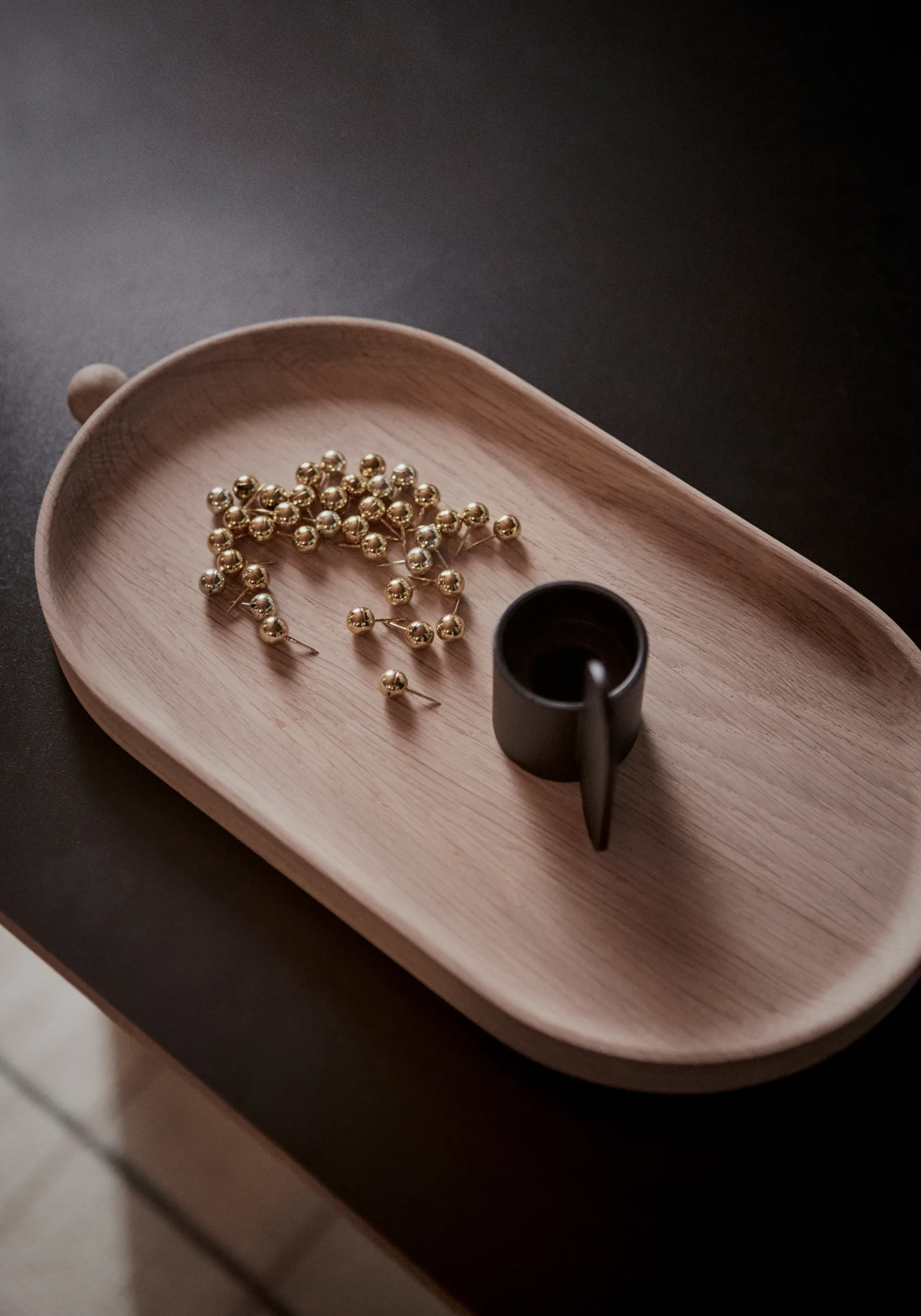 Inka houten dienblad 18x34 cm, Nature OYOY