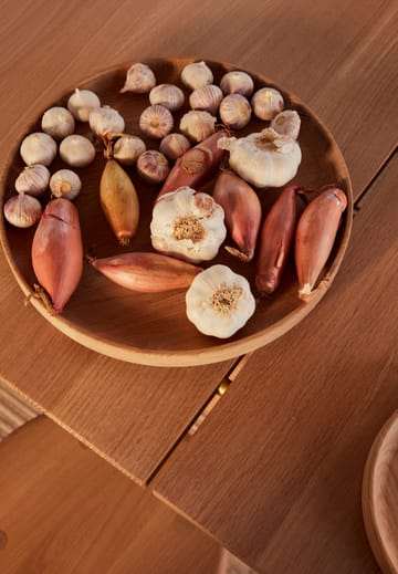 Inka houten dienblad rond Ø30 cm - Nature - OYOY