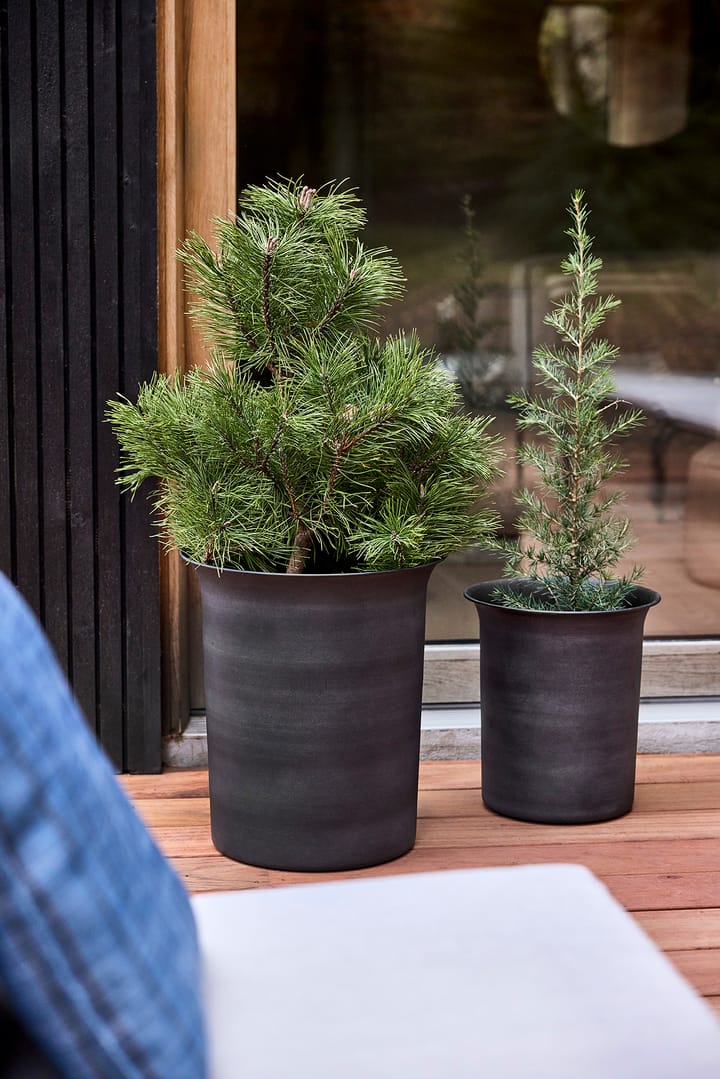 Iri metalen pot 2-delig, Stone OYOY