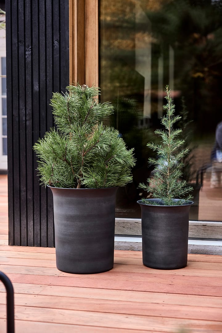 Iri metalen pot 2-delig, Stone OYOY