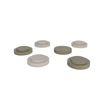 Iro stapelbare kruk - Olive-clay - OYOY