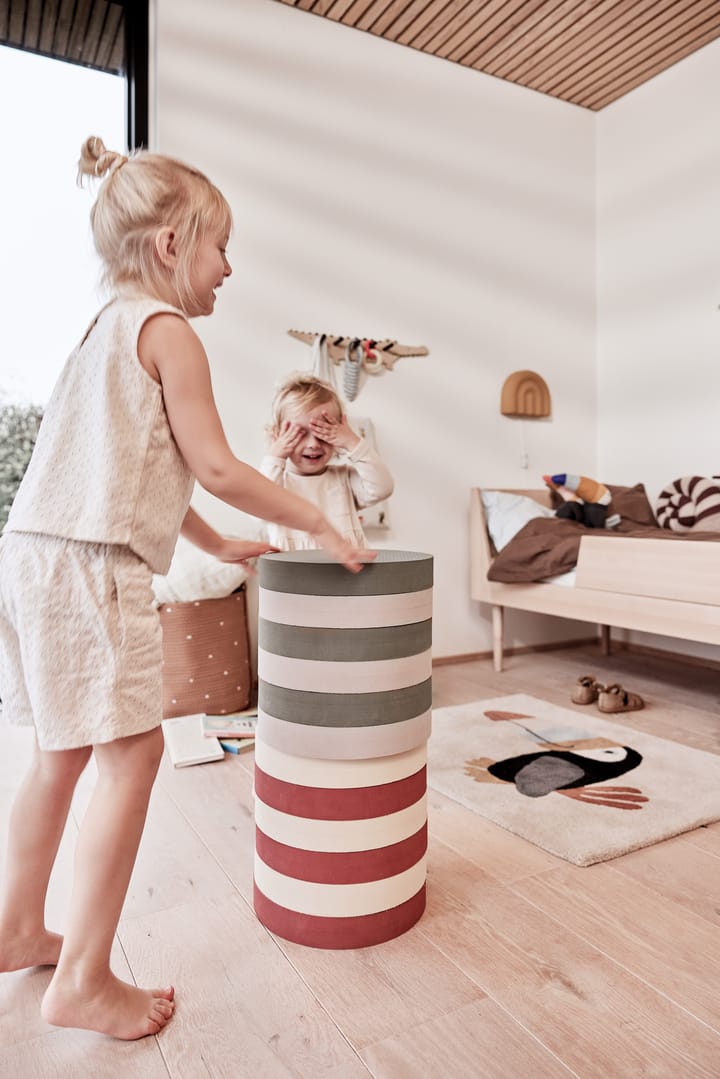 Iro stapelbare kruk, Olive-clay OYOY