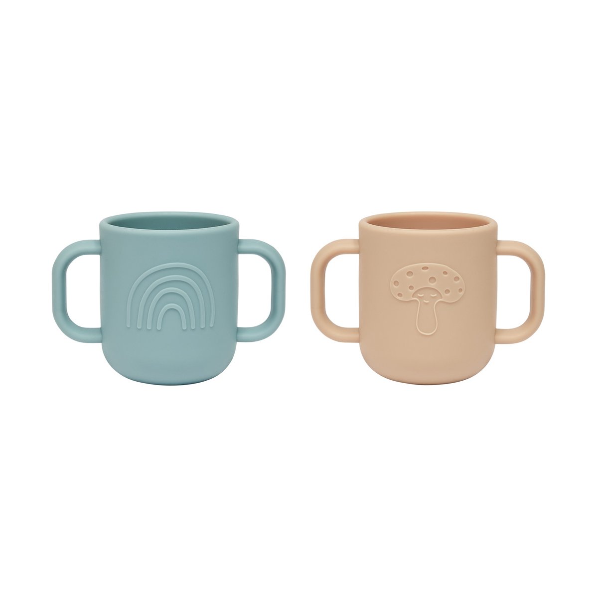 OYOY Kappu kop 2-delig Aqua-camel | Scandinavisch Interieur | Koffiekoppen | Blauw