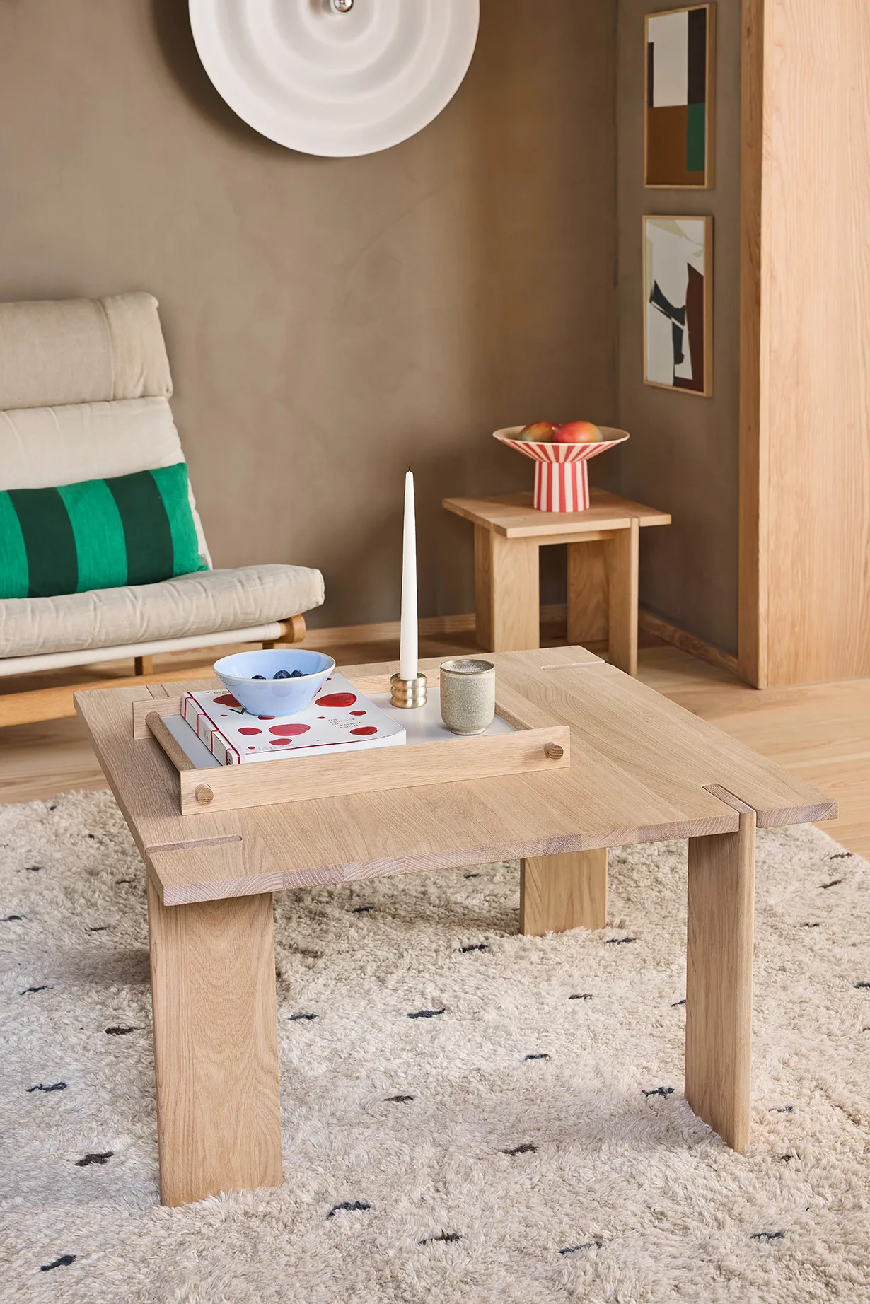 Kara kussenhoes 30x60 cm, Green OYOY