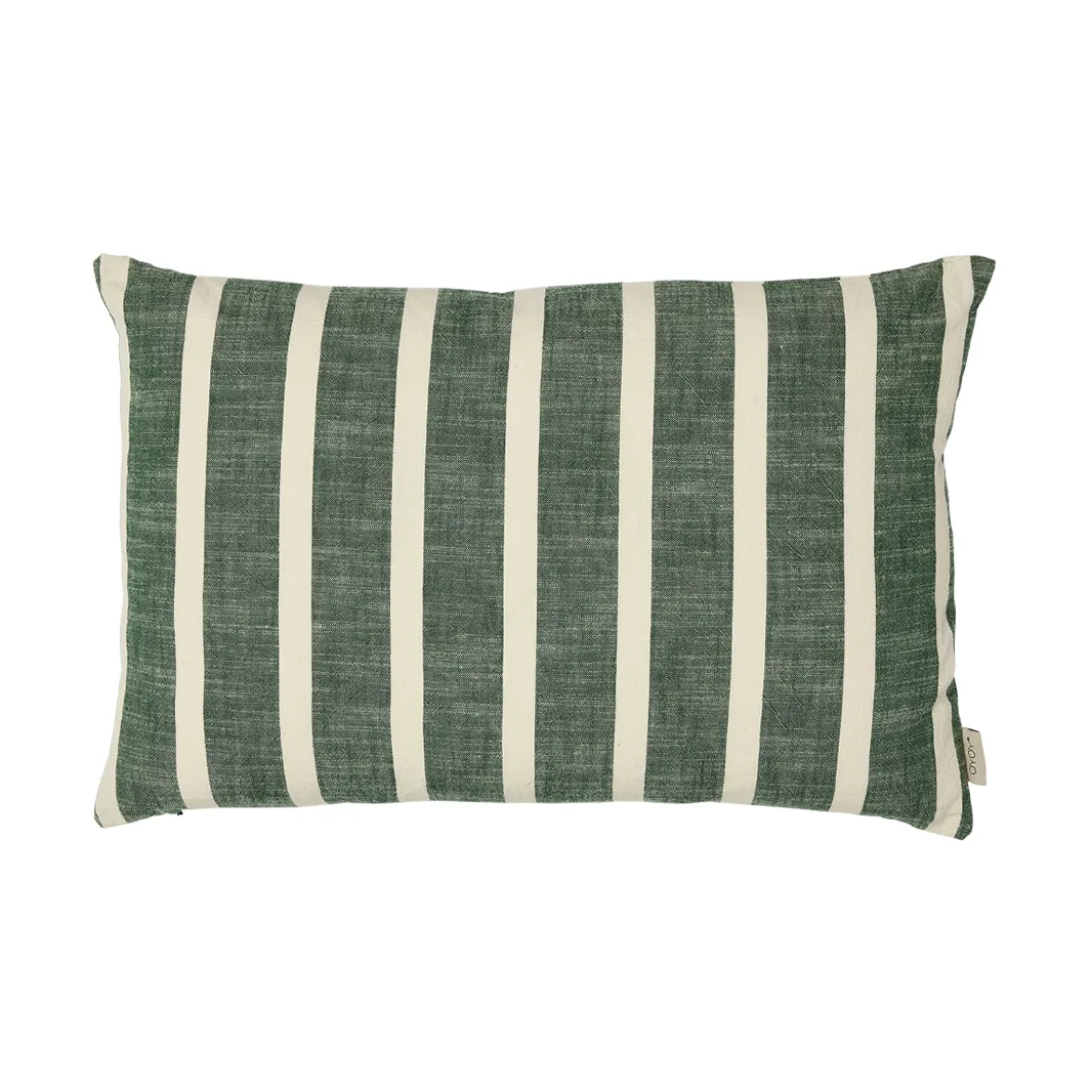 Kara kussenhoes 40x60 cm, Green-white OYOY