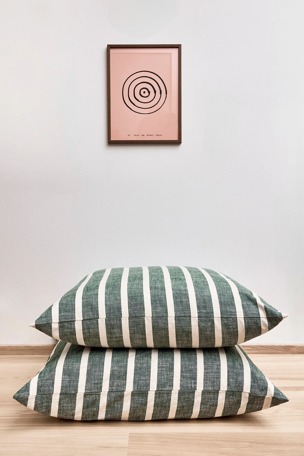 Kara kussenhoes 78x78 cm, Green OYOY