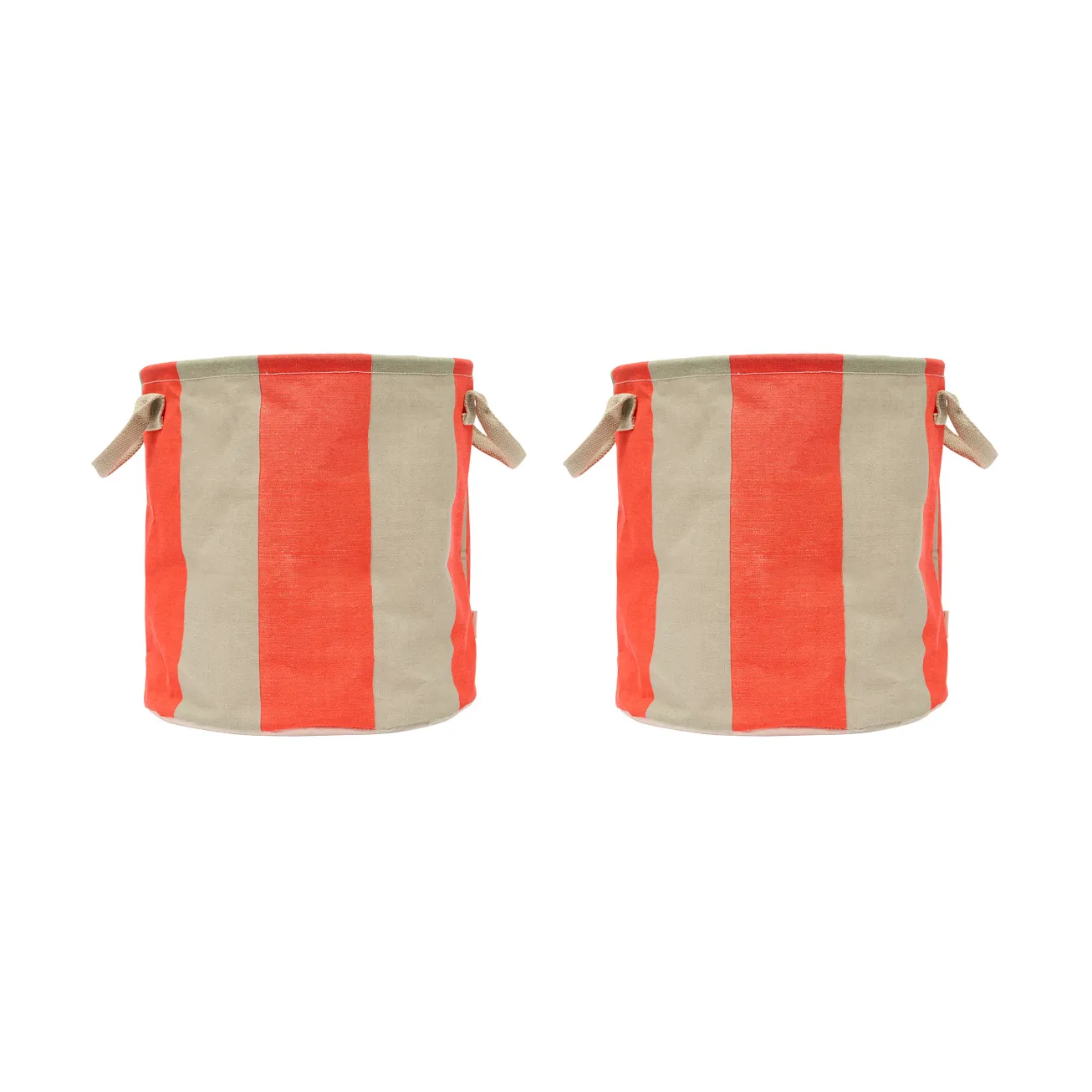 Kara opbergmand medium Ø32x32 cm 2-pack, Cherry Red OYOY