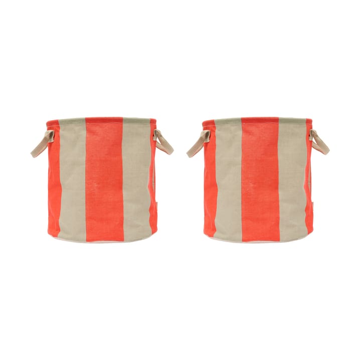 Kara opbergmand medium 32xØ32 cm 2-pack - Cherry Red - OYOY