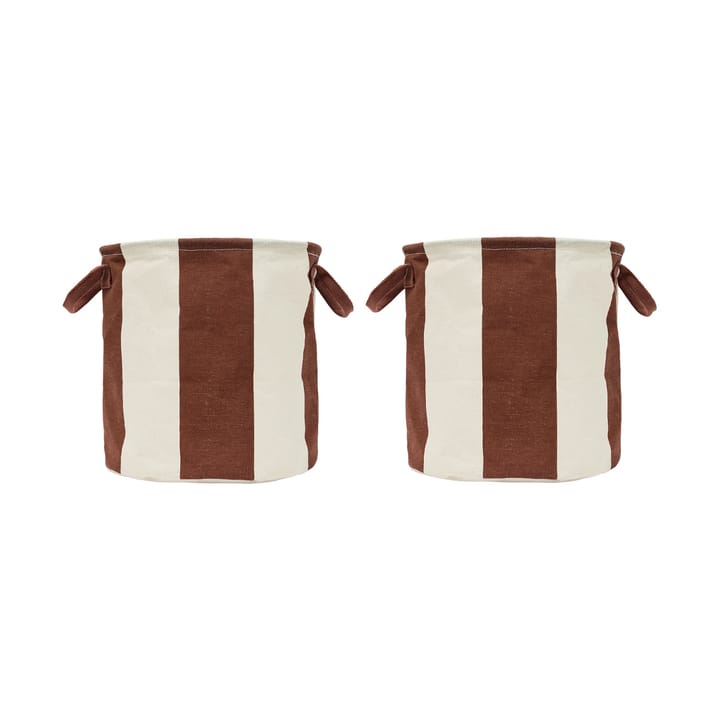 Kara opbergmand medium 32xØ32 cm 2-pack - Nutmeg - OYOY