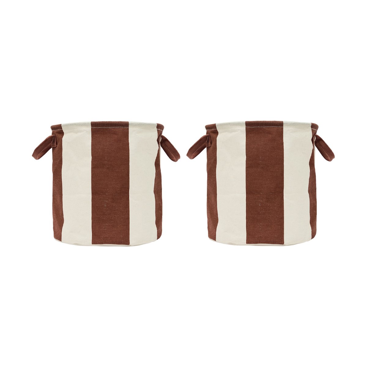 OYOY Kara opbergmand medium 32xo32 cm 2-pack Nutmeg