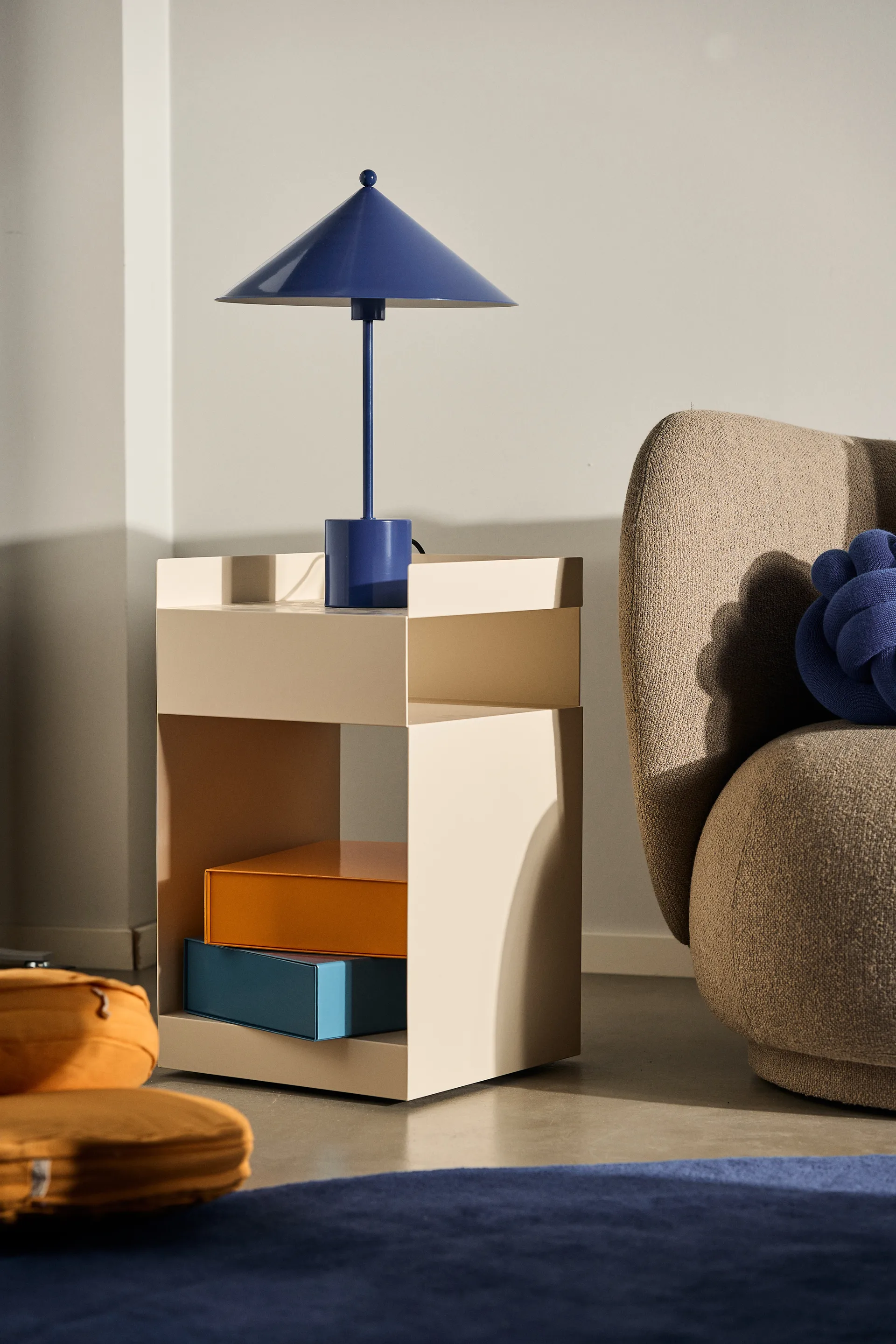 Kasa tafellamp, OpticBlue OYOY