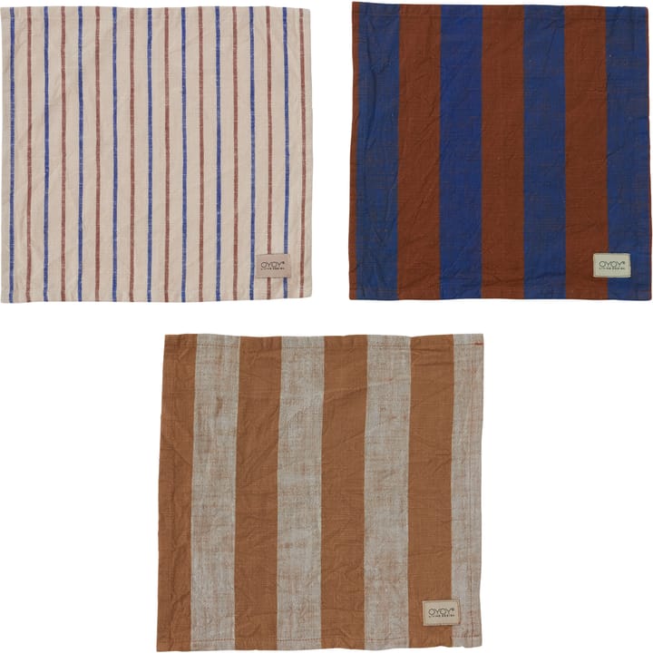 Kurin vaatdoekje 28x28 cm, Caramel-blue OYOY