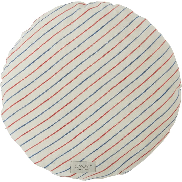 Kyoto kussen Ø48 cm - Blue-red - OYOY