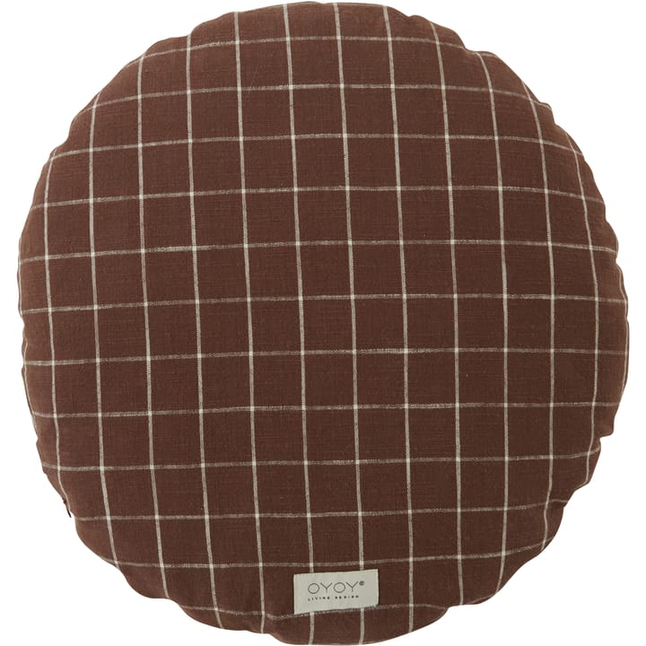 Kyoto kussen Ø48 cm, Brown OYOY