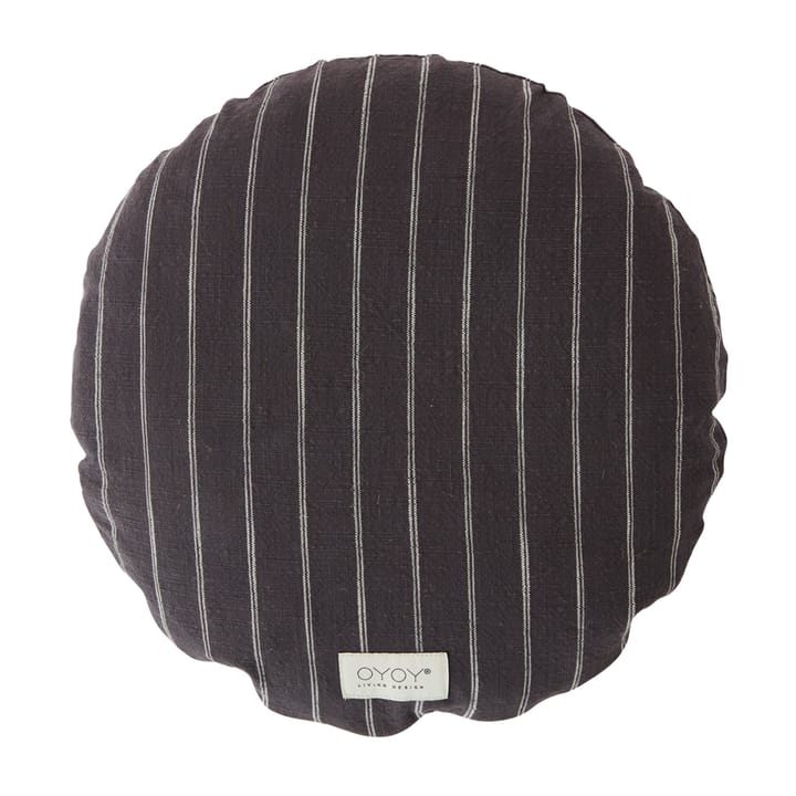 Kyoto kussen rond Ø40 cm - Anthracite - OYOY